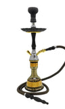 Pharaohs Troika Hookah in Green with a stylish design, single hose, and push-on connection for a superior hookah experience.