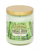 13oz Smoke Odor Exterminator Candle for neutralizing stubborn smoke smells. Ideal for homes and offices, offering up to 70 hours of burn time. Made in the USA.