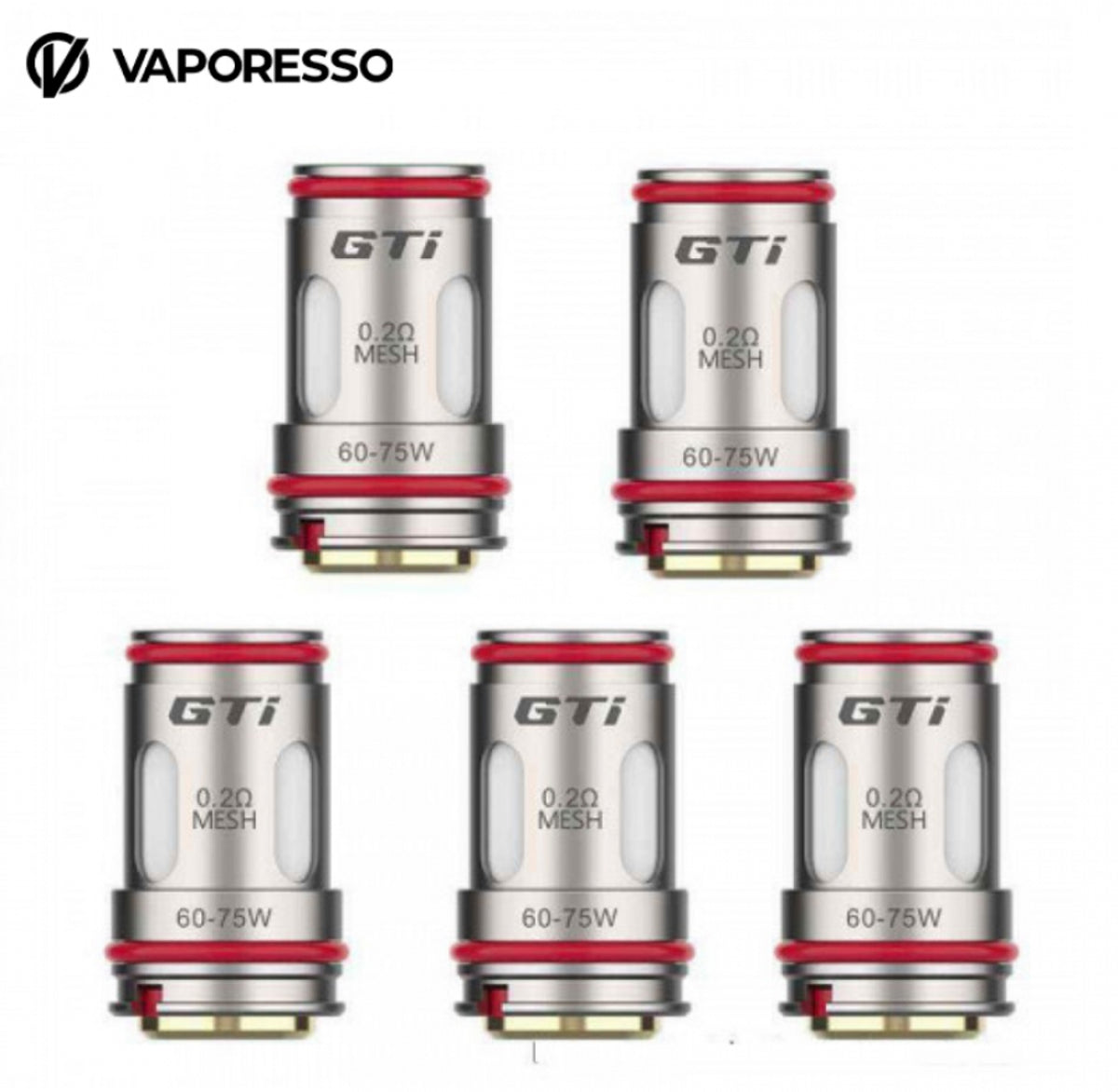 vaporesso gti replacement coils Vaporesso GTi Replacement Coils 5-Pack - Vape Wholesale USA