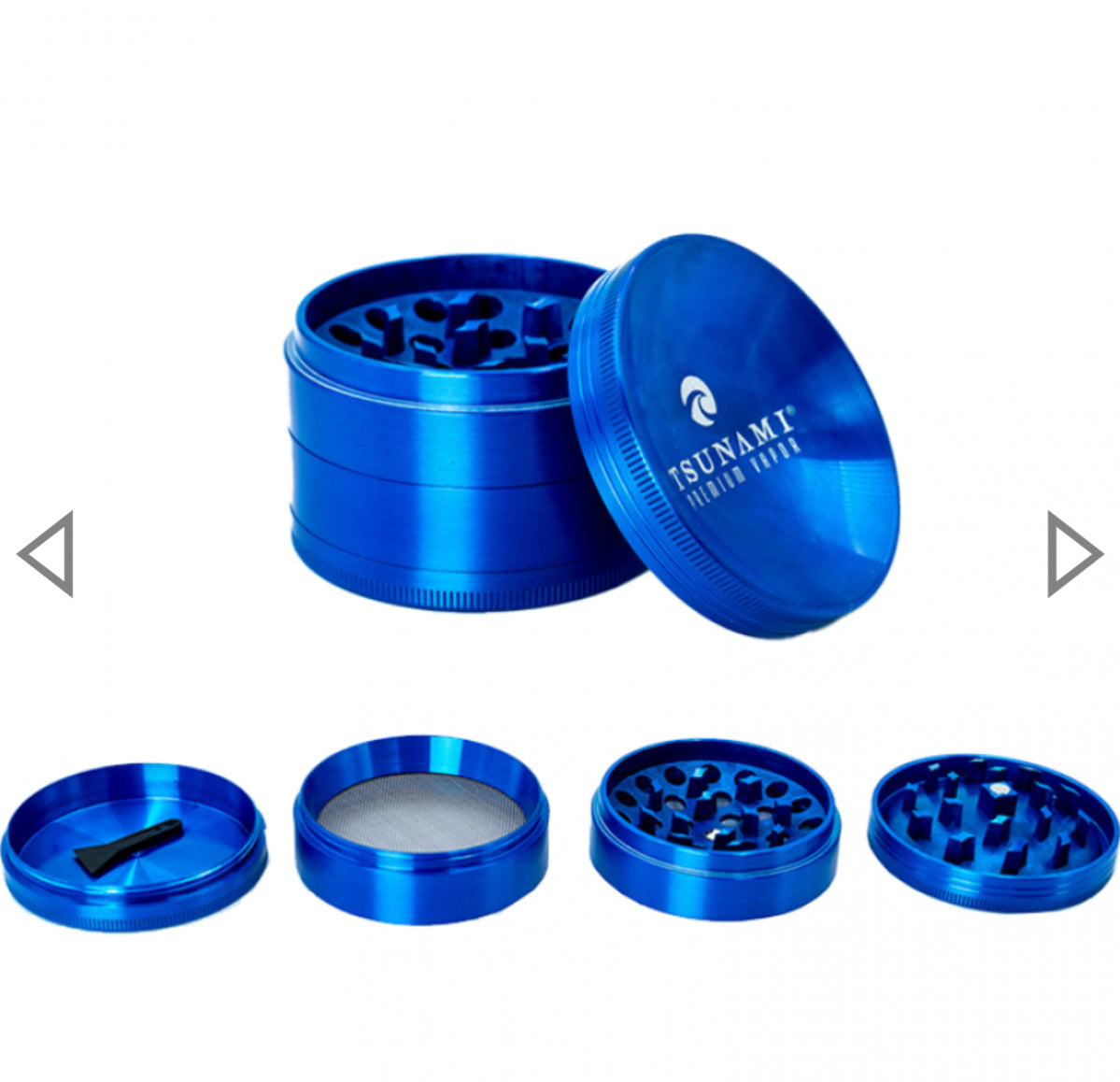 TSUNAMI SUNKEN TOP 4-PIECE 63MM HERB GRINDER – Monster Shop
