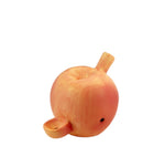 Fashioncraft Mini Peach Ceramic Pipe - Realistic Looking Peach with Functional Pipe, 3.5 Inches, Unique Novelty Pipe for Adults