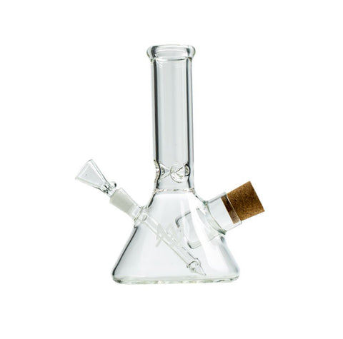 MJ Arsenal Cache Clear Mini Bong – Built-In Storage, 10mm Bowl