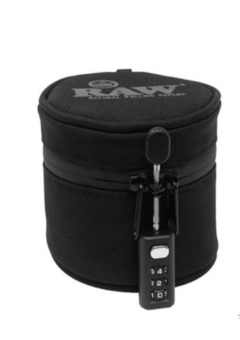 RAW Smell Proof Cozy & Jar With Zipper Bag & Lock