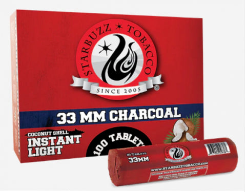 STARBUZZ PREMIUM COCONUT
INSTANT LIGHT CHARCOAL
33MM/10CT/ 10 ROLL/BOX