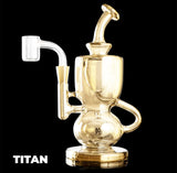 MJ Arsenal Gold Mini Rigs – Limited Edition, Premium Glass Design