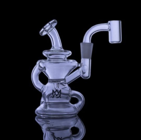 MJ Arsenal Hydra Mini Rig – Durable Glass, Triple Hole Percolation