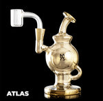 MJ Arsenal Gold Mini Rigs – Limited Edition, Premium Glass Design