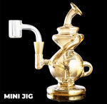 MJ Arsenal Gold Mini Rigs – Limited Edition, Premium Glass Design