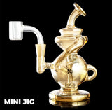 MJ Arsenal Gold Mini Rigs – Limited Edition, Premium Glass Design