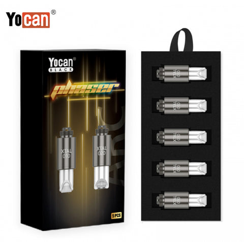 YOCAN BLACK PHASER XTAL REPLACEMENT TIPS - 5CT/PK