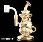 MJ Arsenal Gold Mini Rigs – Limited Edition, Premium Glass Design