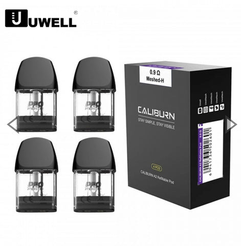 UWELL CALIBURN A2
REPLACEMENT PODS 4CT/PK