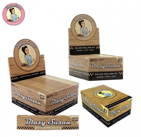 BLAZY SUSAN UNBLEACHED ROLLING PAPERS