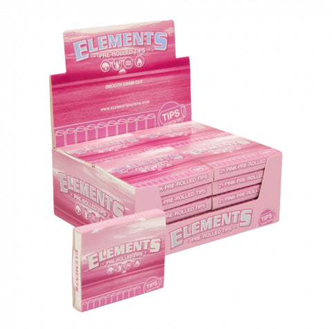 ELEMENTS PINK PRE-ROLLED TIPS 21CT/20PK