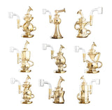 MJ Arsenal Gold Mini Rigs – Limited Edition, Premium Glass Design