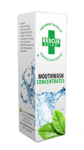 Rescue Detox Saliva Cleansing Mouthwash Concentrates 2oz