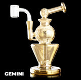 MJ Arsenal Gold Mini Rigs – Limited Edition, Premium Glass Design