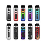 SMOK Novo 5 Pod System with 900mAh battery, 30W adjustable wattage, and 2mL top-fill pod. Includes meshed 0.7Ω MTL pod and air-inlet ring for smooth, flavorful vaping.