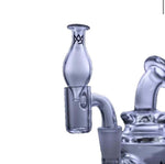 MJ Arsenal Bubble Cap for Quartz Bangers - Directional Flow Design, Improves Flavor and Even Heating, Compatible with Flat-Top Quartz Bangers