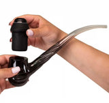 Puffco Proxy Wizard Dry Pipe – High-quality hand-blown glass pipe with advanced vapor cooling and stylish ergonomic grooves.