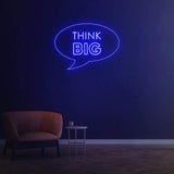 Think Big Neon Sign – LED Wall Decor for Home or Office