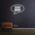 Think Big Neon Sign – LED Wall Decor for Home or Office