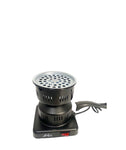 Avalon Cup Electric Burner 650W – Durable and portable burner with stainless steel drip pan, compact design, and heat-resistant porcelain coating.