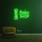 Barbershop Signage LED Neon Sign – Customizable salon wall decor, perfect for promoting your shop's name, logo, or special offers.