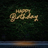 Happy Birthday LED neon sign, adding charm and excitement to any celebration.