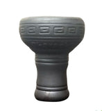 Black Clay Hookah Bowl by Pharaohs – Side hole and female fitting design for enhanced hookah sessions, crafted with durable black clay.