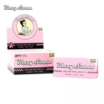 Blazy Susan king-size slim deluxe rolling kit with pink rolling papers, tips, and tray, premium smoking accessories