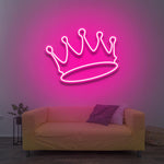Crown LED Neon Sign – Elegant wall decor for home, events, and businesses. Energy-efficient, long-lasting, and eye-catching.