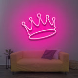 Crown LED Neon Sign – Elegant wall decor for home, events, and businesses. Energy-efficient, long-lasting, and eye-catching.