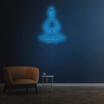 Eco-Friendly Meditate Neon Sign – LED wall decor for homes, yoga studios, or meditation spaces, designed for durability and mindfulness.
