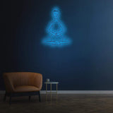 Eco-Friendly Meditate Neon Sign – LED wall decor for homes, yoga studios, or meditation spaces, designed for durability and mindfulness.