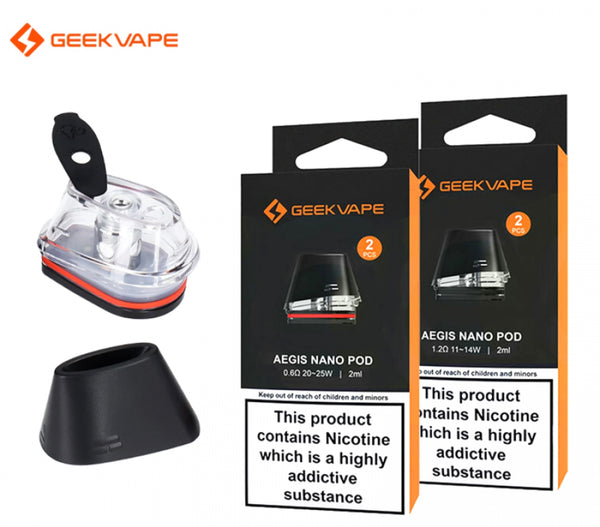 GEEKVAPE AEGIS NANO 2 2ML POD W/ASSORTED COILS 2CT/PK – Monster Shop