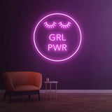 Girl Power Neon Sign for Feminist Wall Décor, Perfect for Girl Bosses