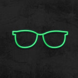  Glasses LED neon sign designed for bar and café decor, eye-catching and vibrant illuminated display to attract customers.