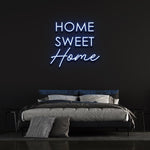 Home Sweet Home LED Neon Sign for home office decor – stylish and energy-efficient wall decor for a comfortable workspace.