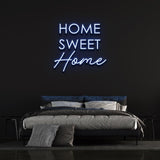Home Sweet Home LED Neon Sign for home office decor – stylish and energy-efficient wall decor for a comfortable workspace.