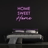 Energy-efficient Home Sweet Home LED Neon Wall Sign – adds charm and comfort to your home decor.