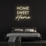 Home Sweet Home LED Neon Sign for living room decor – bright and cozy wall decor to create a warm and inviting atmosphere.