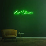 Lash Obsession LED neon sign, adding a touch of glam to beauty salons and showcasing lash services.