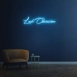 Modern Lash Obsession Neon Sign – LED lighting designed to enhance beauty salon aesthetics and attract clients.