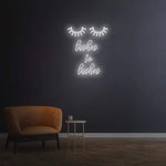Lashes to Lashes LED neon sign – Adding a glamorous and professional touch to lash and beauty salons.