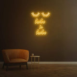 Modern Lashes to Lashes neon sign – LED lighting to elevate the style and visibility of beauty salons.