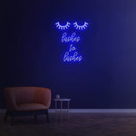 Chic Lashes to Lashes LED wall décor – Perfect for creating a welcoming and trendy atmosphere in beauty salons.