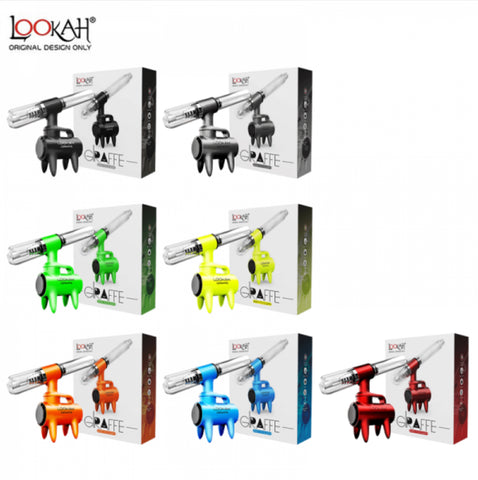 Lookah Giraffe Electric Nectar Collector - Desktop vape with 650mAh battery, quartz coil, and glass mouthpiece for pure taste and powerful performance.