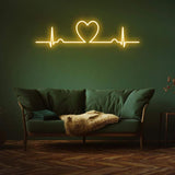Love Beat LED Neon Sign – Stunning wall décor for homes, creating a cozy and vibrant atmosphere in any room.