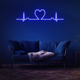 Love Beat Neon Sign – Decorative LED light, perfect for home or studio spaces, creating a warm and inviting ambiance.